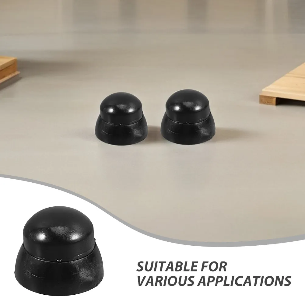 20Pcs Black Plastic Playground Nut Covers M8 M10 Bolt Protective Covers Safe Smooth Design for Slides Swings Climbers Playground