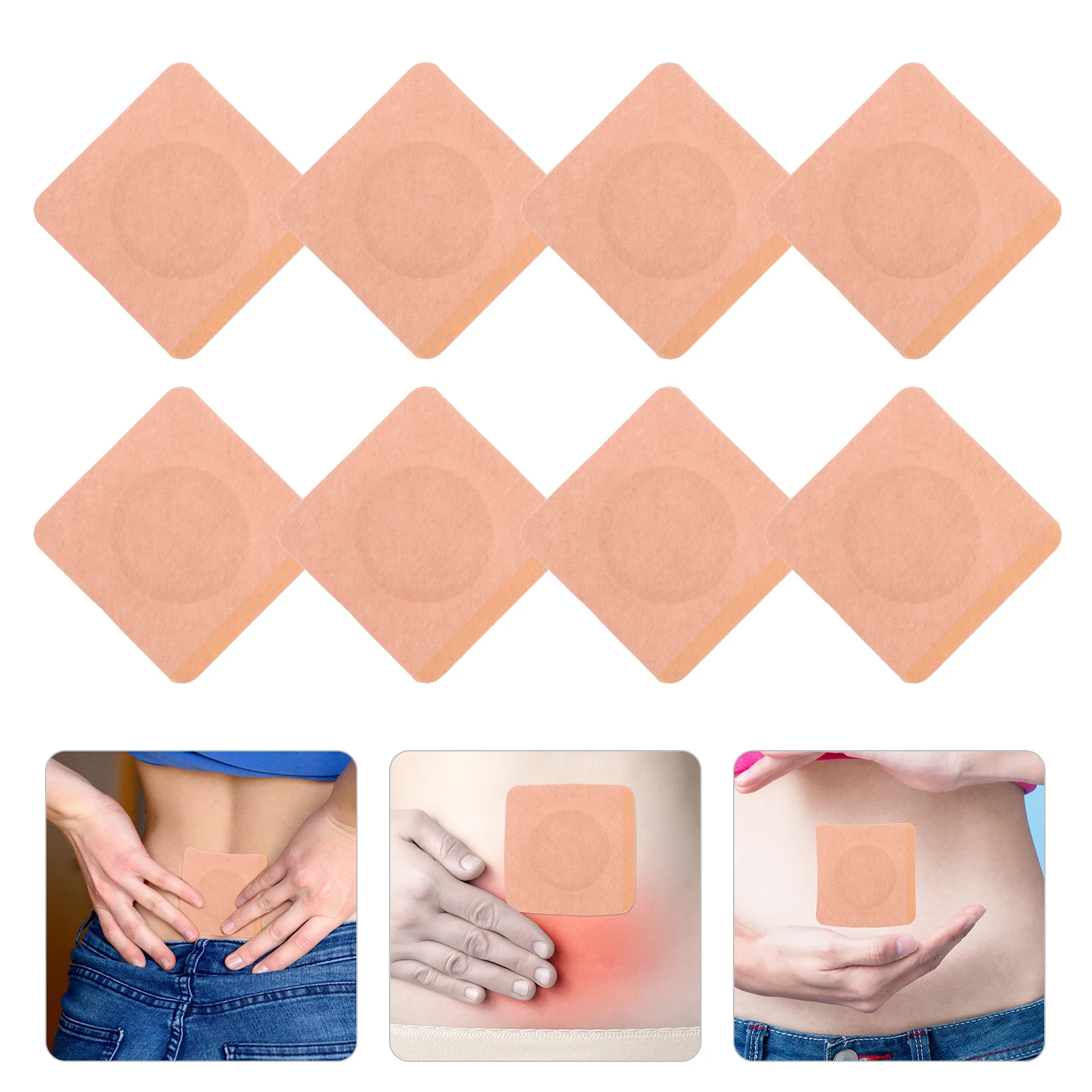 

30 Pcs Acupoint Patch Adhesive Stickers Air Permeable Patches Foam Belly Button for Comfort