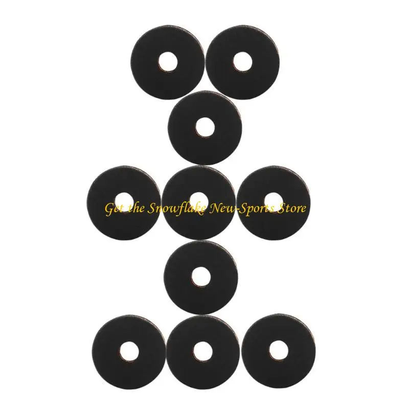 E56D 10 Pcs Round Cymbal Stand Felt Washers Pads Cushions Percussion Drum Accessories