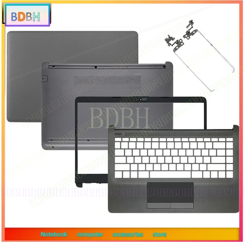 For HP 14-CF 14-DF 14-DK 14-DP 14S-CR 14S-CF 240 G8 245 G8 340 G5 TPN-I130 I135 LCD Back Cover Bezel Palmrest Bottom Case Gray