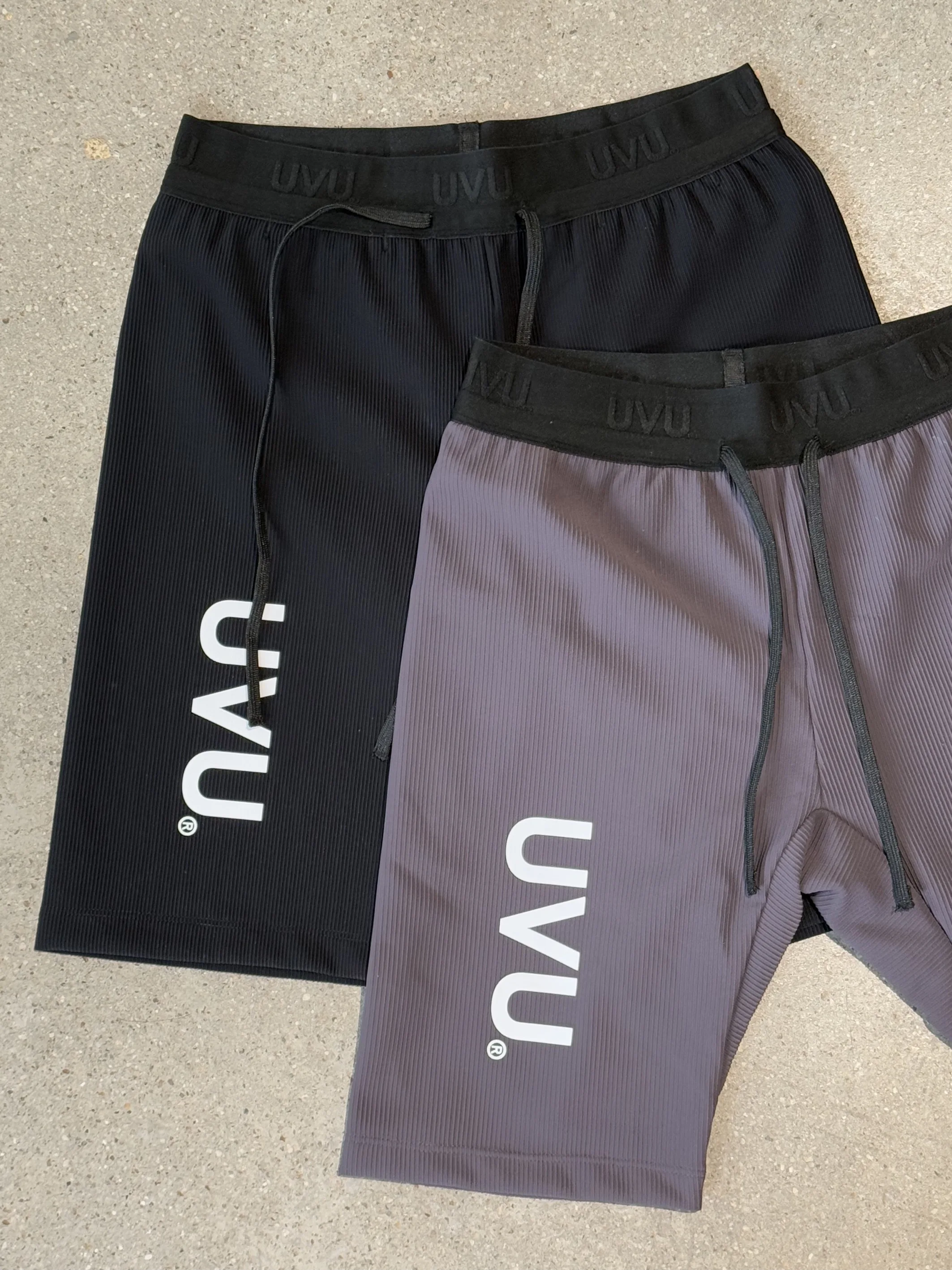 Uvu running fitness high elastic compression leggings quick drying breathable training sports shorts