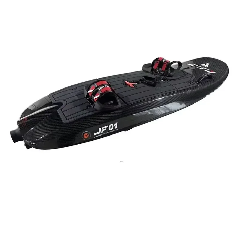 JetFly 01 Beginner Grade Unisex Carbon Fiber Electric Water Surf Board Battery 72v Powered Jet Surfboard Fin Ocean Waters
