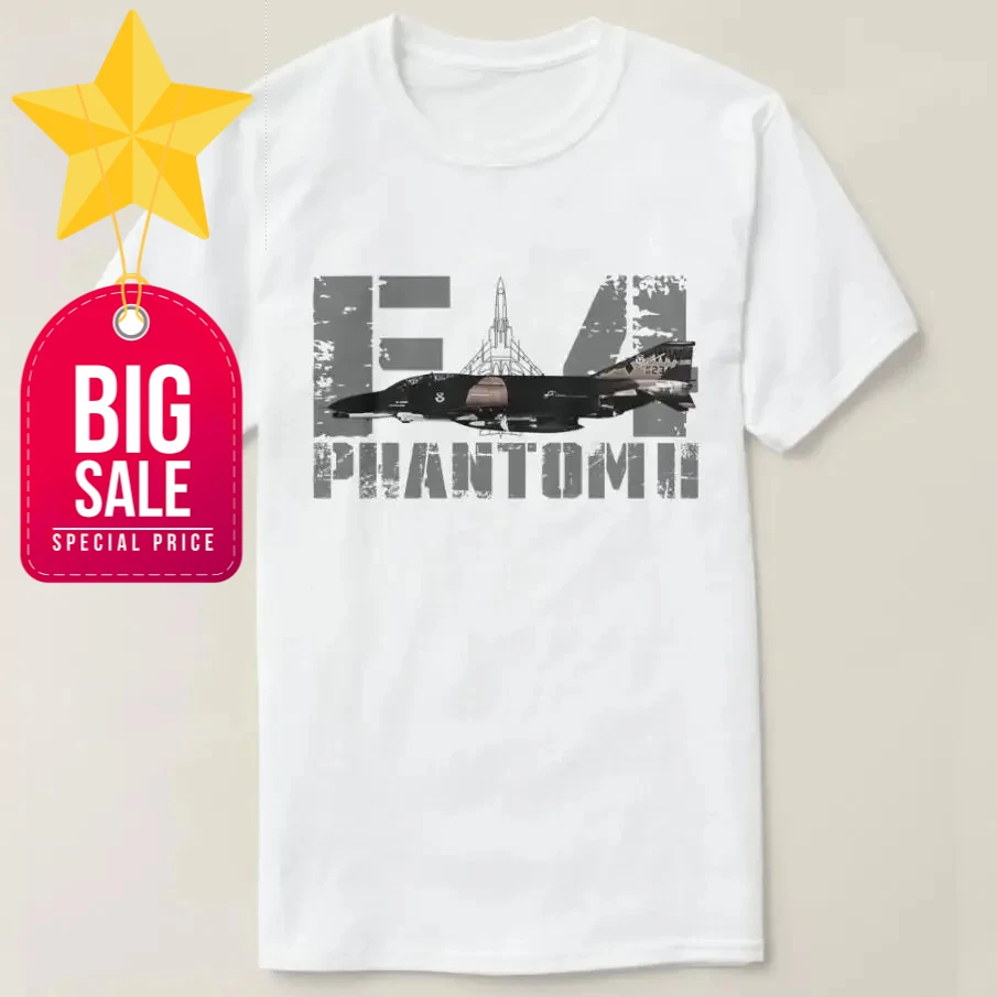F-4 Phantom II Fighter T-Shirt 100% Cotton O-Neck Short Sleeve Summer Casual Mens T-shirt Streetwear