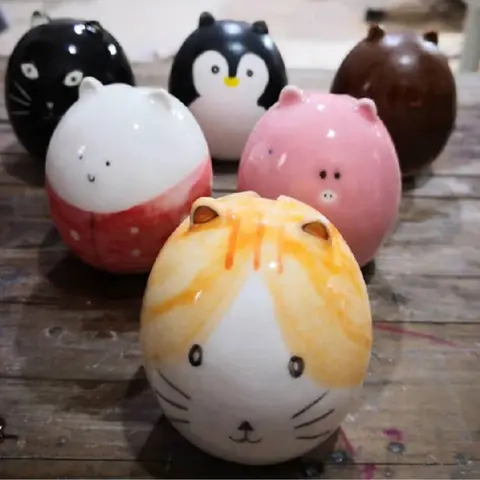 24 st keramiska pigment blandade färger målade hantverk konst underglasyr färgpigment set porslinsglasyr för vuxna konstnärer barn 8 best sales Keramikunderglasyr - №8