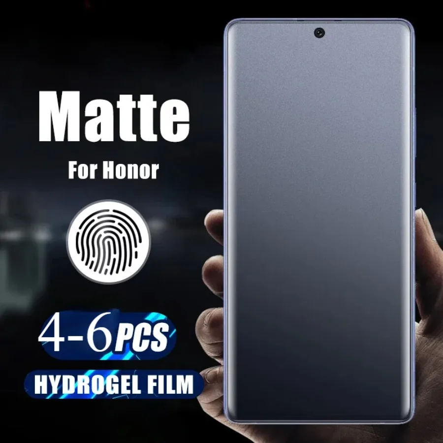 4-6PCS Matte Hydrogel Film for Honor X9b X9a Magic 7 Pro 6 5 Lite Ultimate Screen Protector Honor Play 8T 7T Pro Not Glass