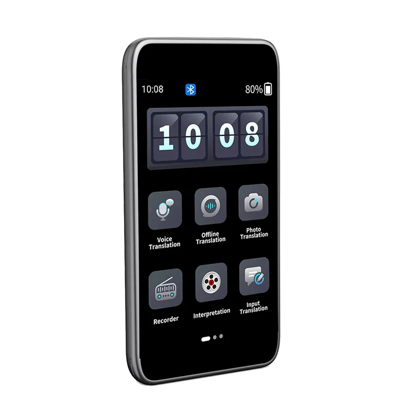 New-D5 Protable Languages Translation Wifi 142 Language Photo Audio Offline Online Real-Time Smart AI Translator Vioce