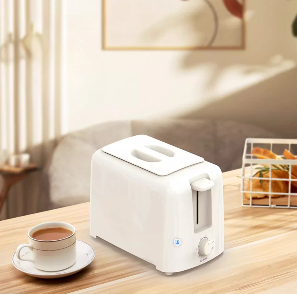 New Small Automatic Household Toaster, 6-gear Temperature Control, for Kitchen, Slice Heating, Sandwich Breakfast
