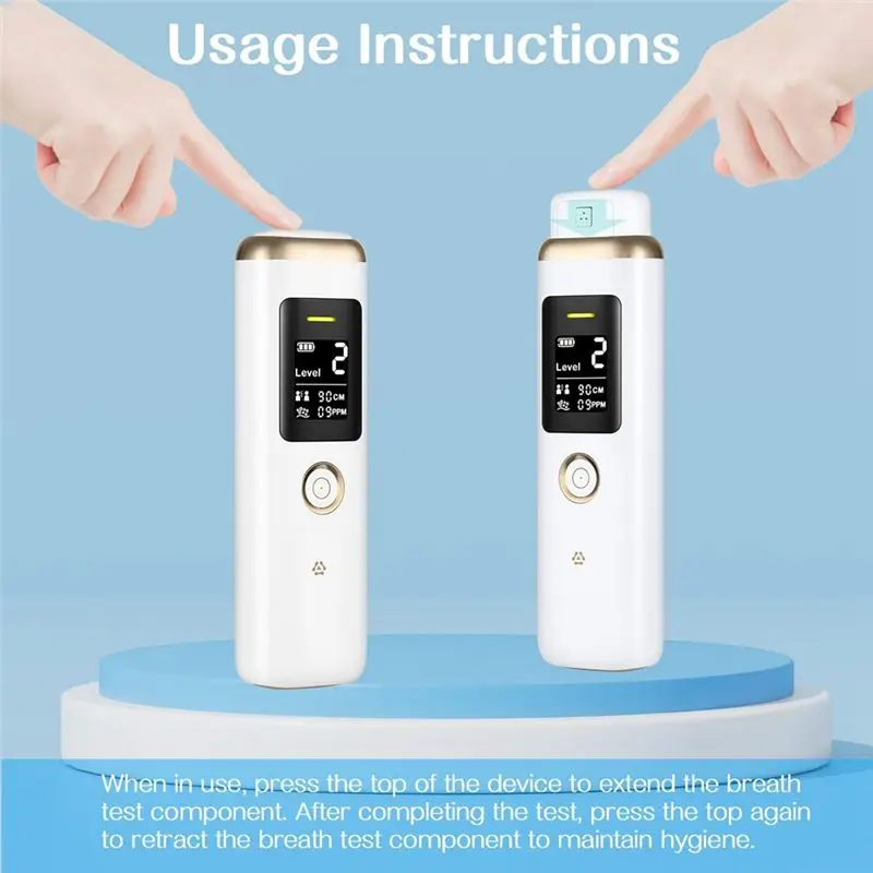 [NEW!ABMK】 Oral Odor Freshening Rate Detector, Portable Oral Breath Monitor With Real-Time Odor Checking, Professional