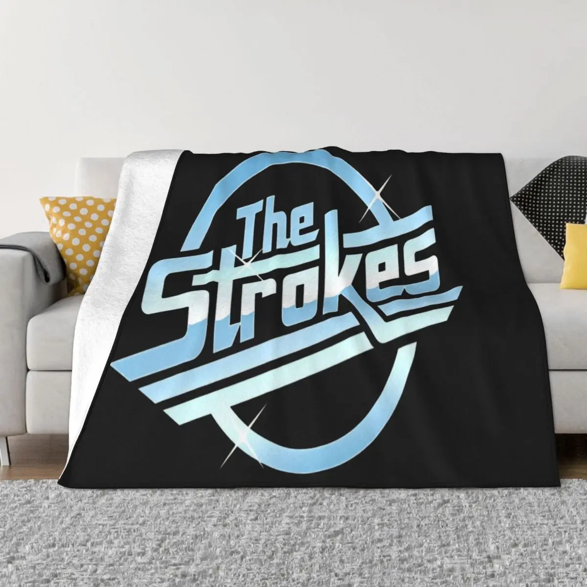 The Strokes Metal Punk Rock Band Mens Black Size S To 3Xl Unisex Cheap Sale Animal Sale Throw Blanket