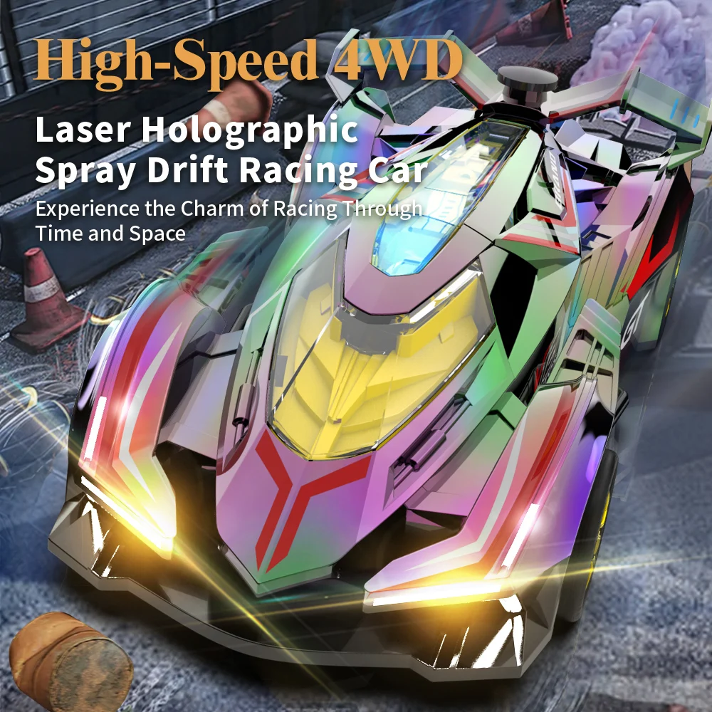 

Q219 2.4G RC Racing Car High Speed Remote Control Drift Vehicle Dazzling Light Electric Stunt Car Model Toy Kid Birthday Gift