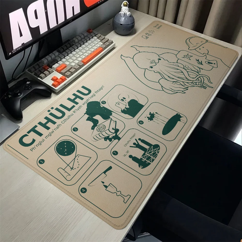 

Cthulhu Magic Mouse Pad Gamer Non-slip Mat GAMING MOUS PAD Table Pads Deskmat Mausepad Pc Accessories Cute Desk Mat Mousepad Xxl