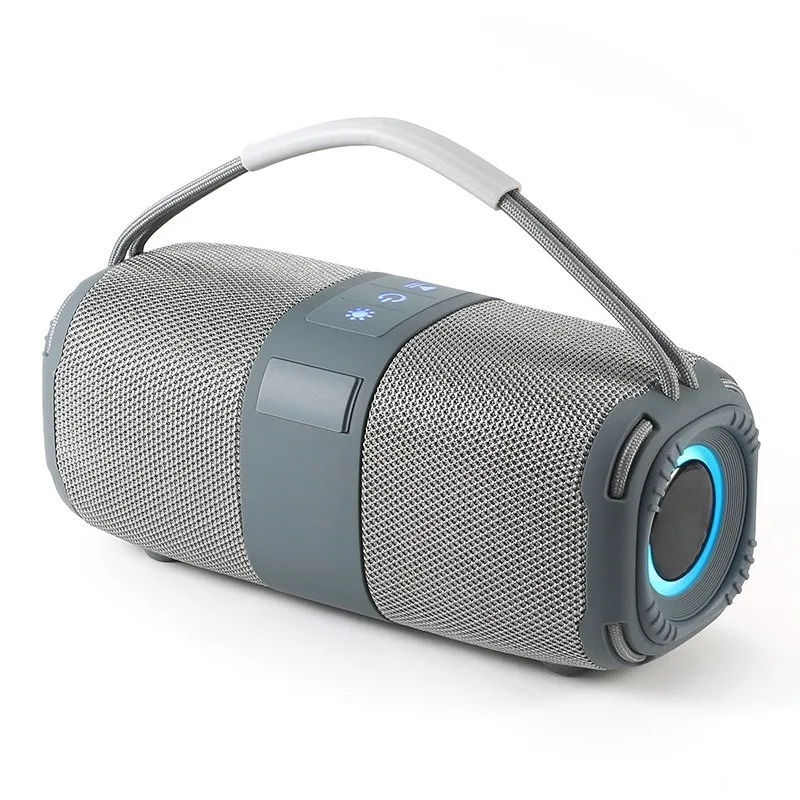 TG668 Portable Bluetooth Speaker RGB Light Wireless Bass Subwoofer Rechargeable Dual Channel LED TWS Outdoor Audio