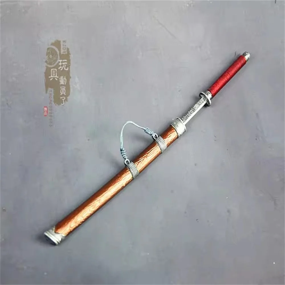 Snail 1/6 Soldier Ancient Sabre Knife With Sheath Desk Ornaments Gifts DIY Model Toy Fit 12