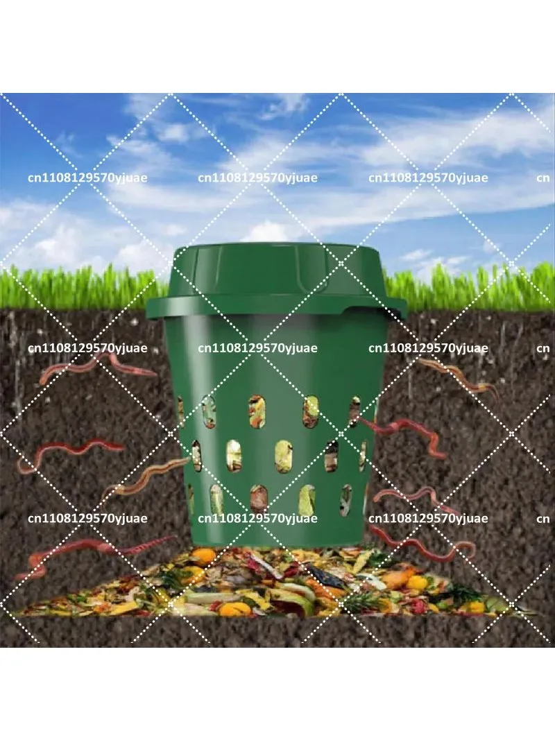 Large Outdoor Compost Bin for Garden Kitchen Waste Organic Worm Composting Box