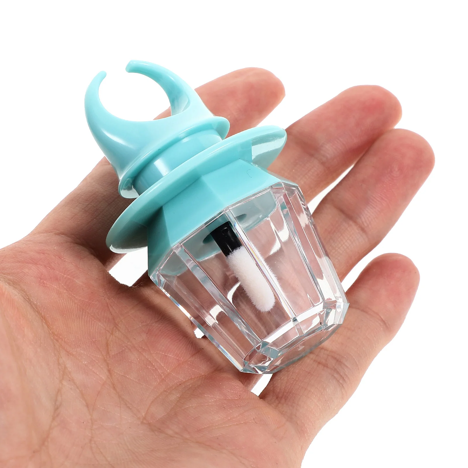 12 stuks lipglossbuizen lege doe-het-zelf-containers voor lippenbalsem crème opslag draagbare lichtgewicht plastic ringvormige make-uptool