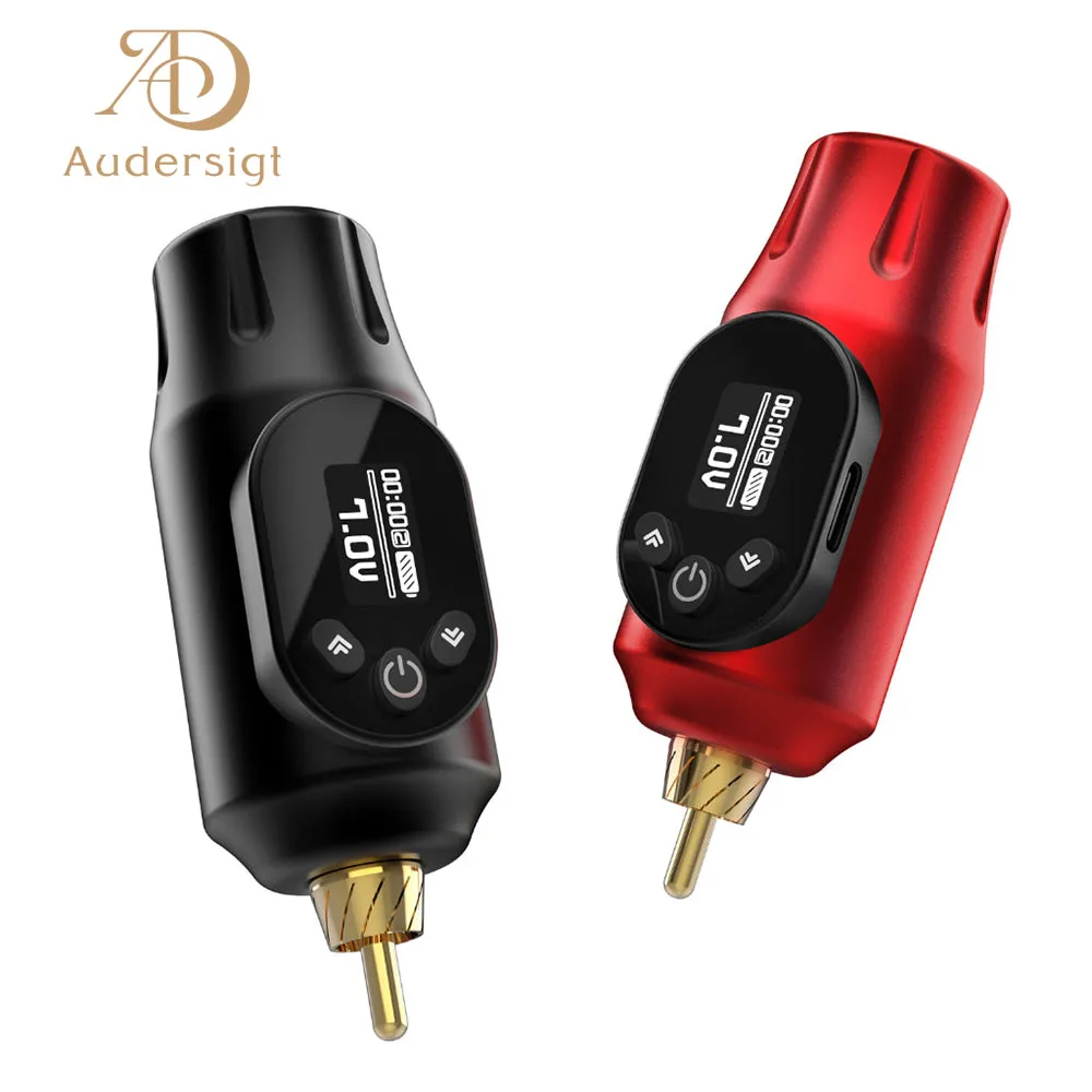 

Audersigt Professional Wireless Tattoo Power Supply 2000mAh Rechargeable Mini Portable Battery RCA Jack for Rotary Tattoo Machin