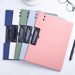 Double Metal Clip A4 Size 360 Degree Foldable File Cover Folder Writing Clipboards for Office Medical Field School Job Interview