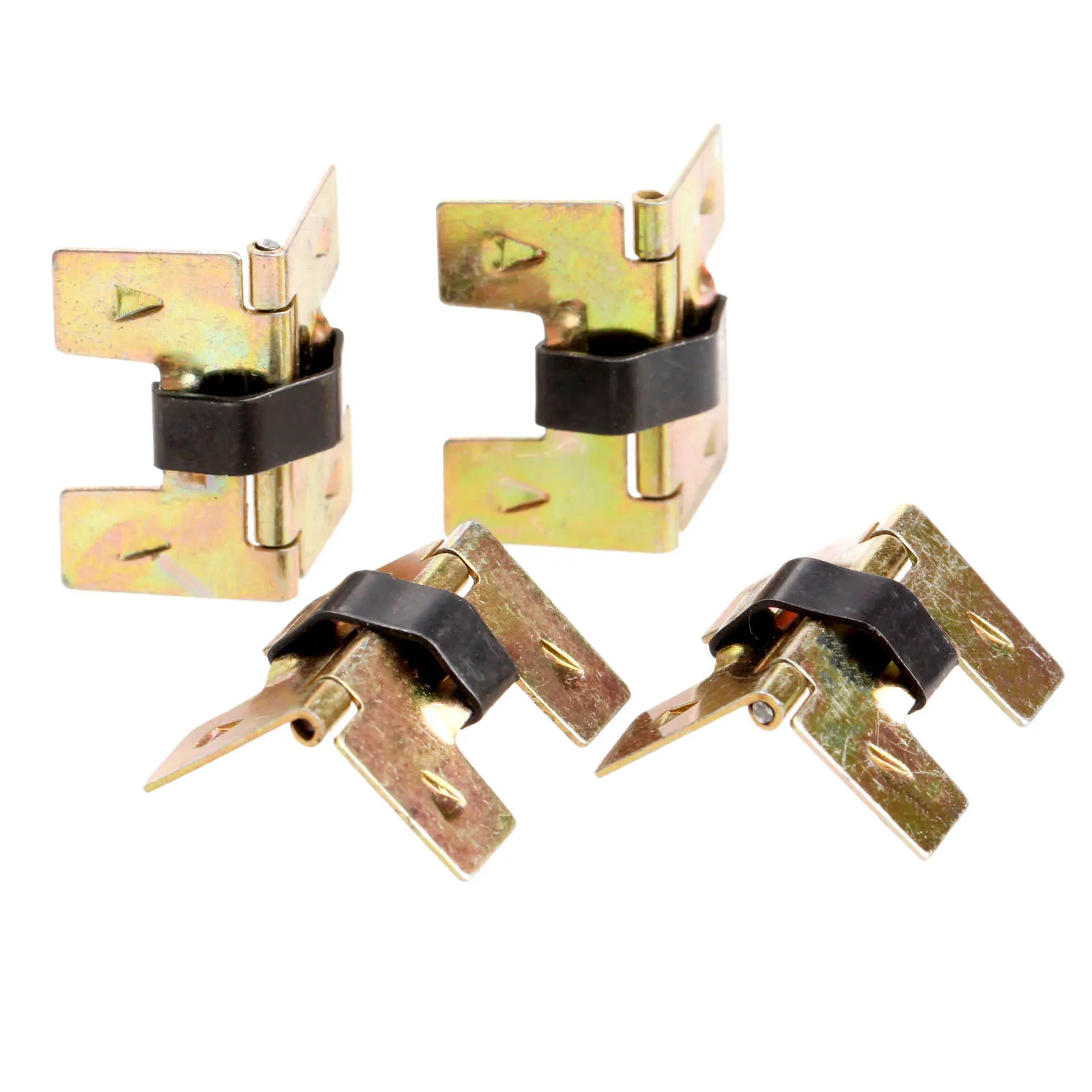 40Pc Vintage Mini Self-Closing Spring Hinges For Jewelry Glasses Box Cabinet Wooden Gift Box Decorative Hinge Furniture Fittings