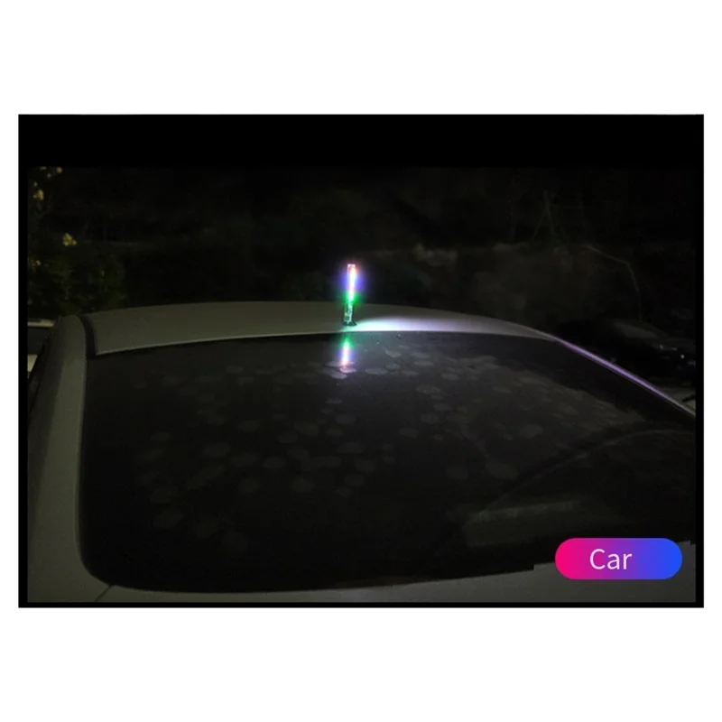 ABSQ-Warning Light Multifunctional Bright Solar Warning Light Waterproof Car Solar Warning Light