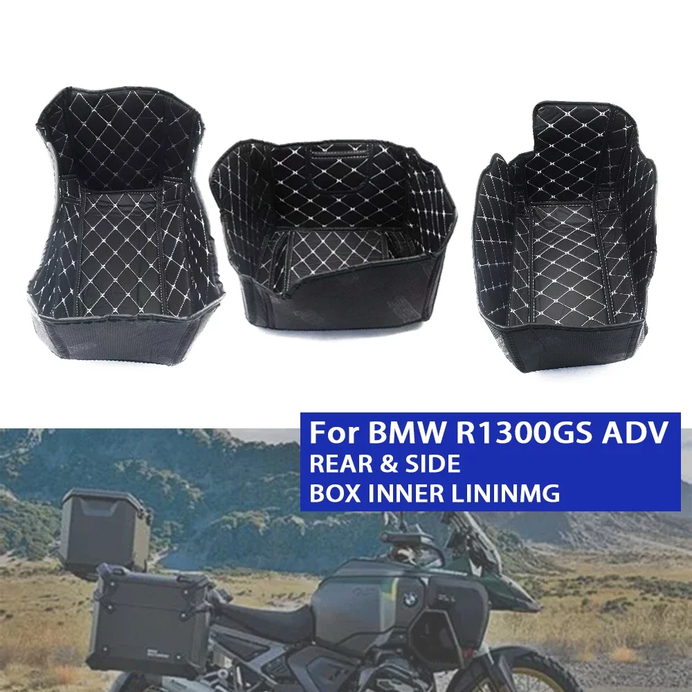 

Motorcycle Premium Fitted Saddlebag Lining Soft Saddle Top Bag Liners Side Box For BMW R1300GS ADV R 1300GS Adventure 2024-Up