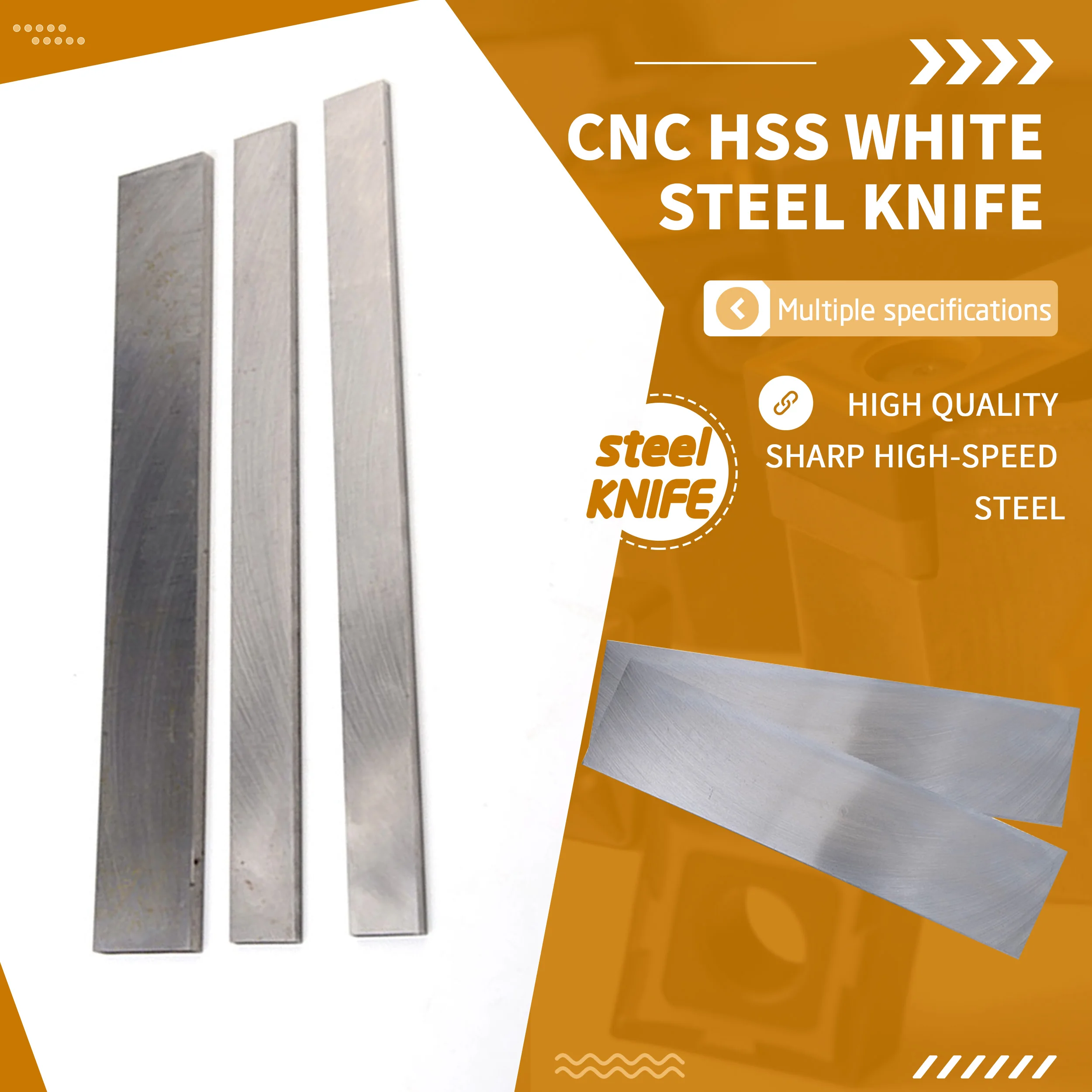 

HSS 25x80x300mm 25mm White Steel Knife High Speed Steel Knive Tools Raw Materials Knife Embryo DIY Carving Wide Steel Tool Blade