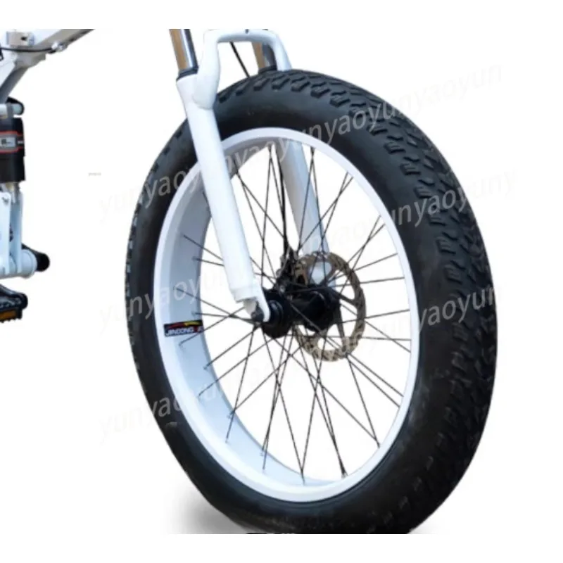 26 Inch × 4.0 Large Wheel Bold Super Wide Tire Snow All Terrain Mountain Bike Wheel Set Outer Tube Inner Tube