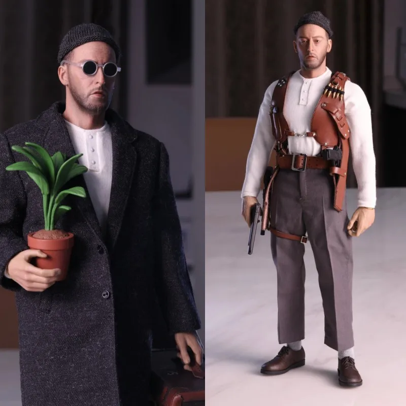 

PRESENT TOYS PT-sp45 1/6 Classic Movie Characters Professional Killer Leon Flower Pot Accessories Full Set 12'' Action Figure