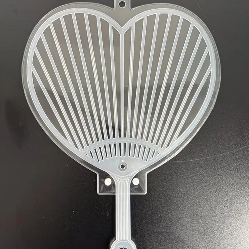 Transparent Hand Fan Protector Cover Anti Scratch Dustproof Design Perfect For DIY Craft Lovers and Idol Concert Fans