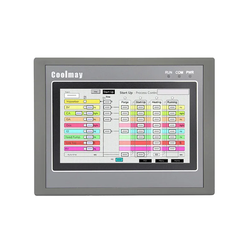 2026 4.3 Inch Industrial Control PLC Controller Board New DC24V With RS232 RS485 12DI 12DO 4AI 2AO Transistor Output