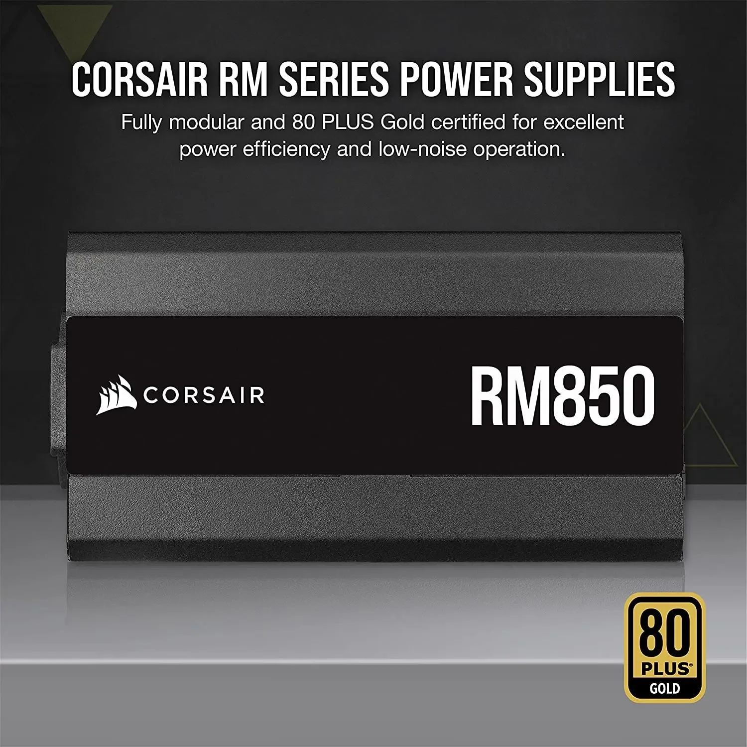 CORSAIR RM Series, RM850, 850 Watt, 80 Plus Gold Certified, Fully Modular Power Supply