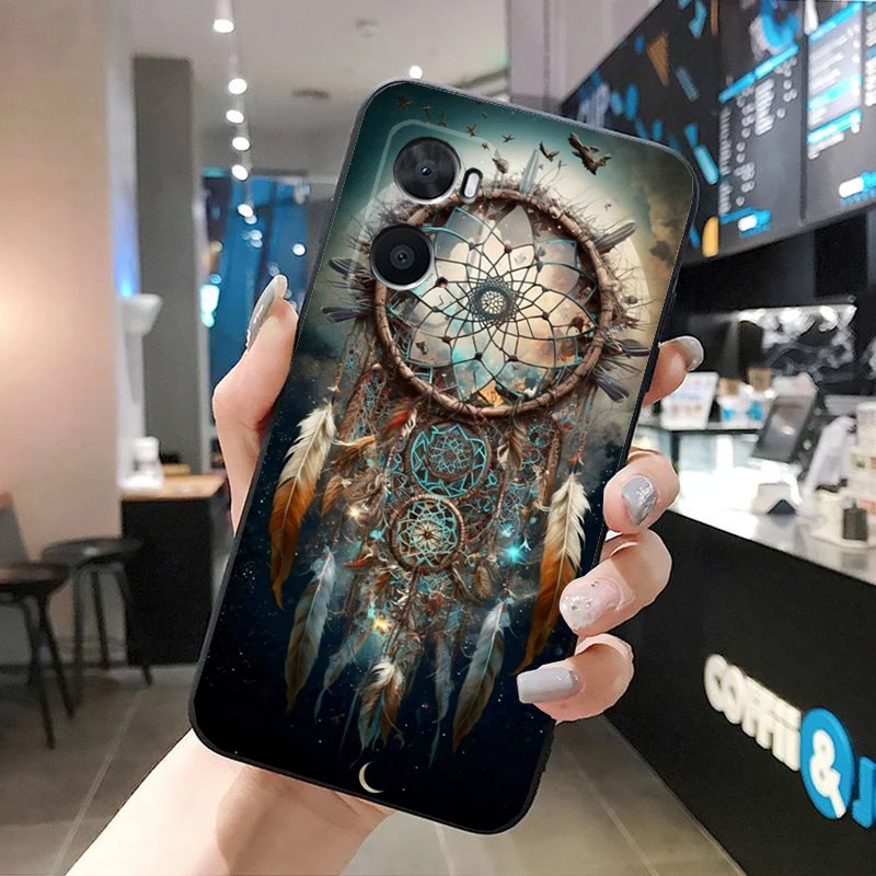 Dream catcher Phone Case For OPPO A16 A17 A32 A52 A53S A54 A55 A57 A58 A74 A8 A91 A96 REALME 8 C20 C21