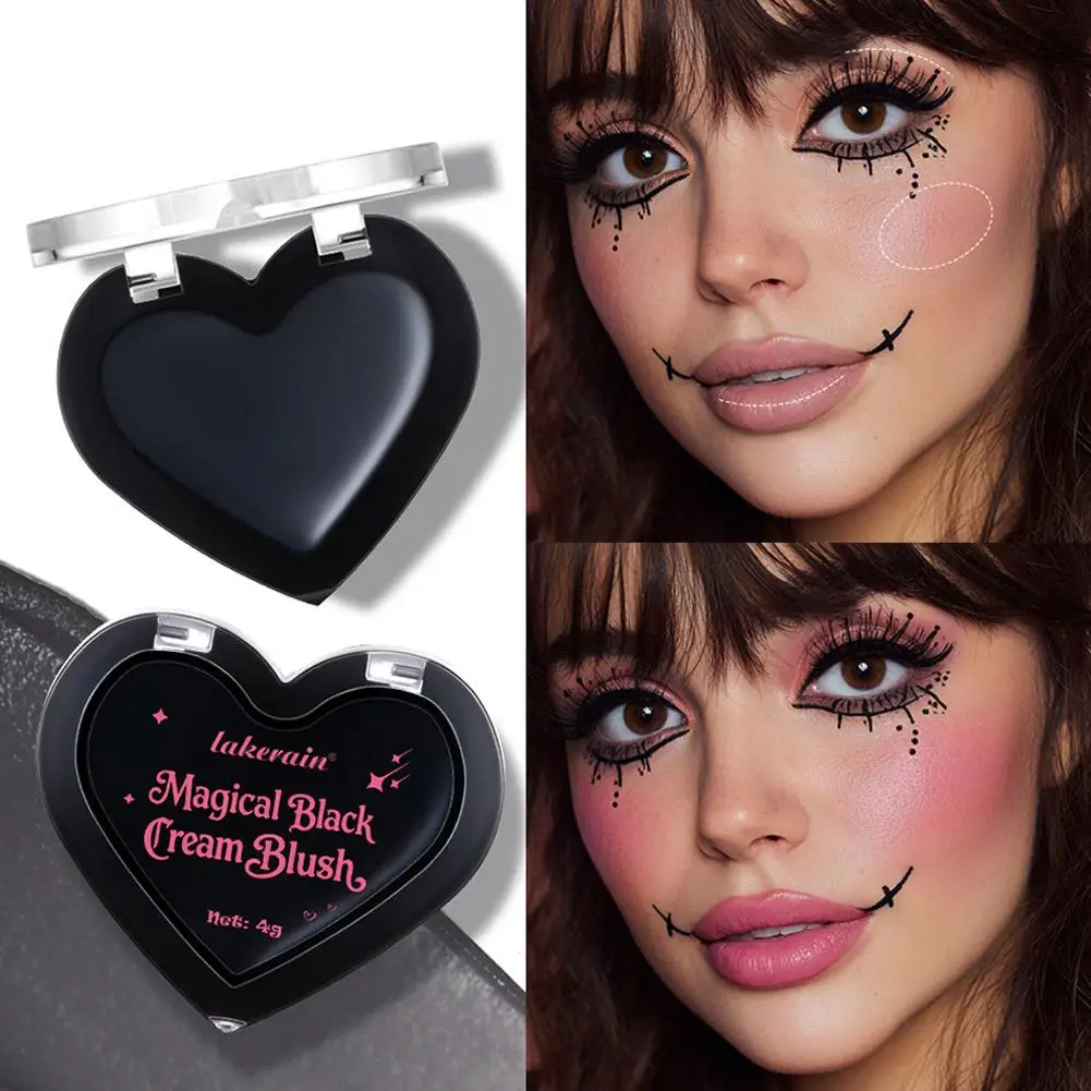 Temperatuur Gradiënt Poeder Blusher Lip Crème Kleur Veranderende Hydraterende Glans Transparante Blusher Lip Langdurige Poeder G7Q5