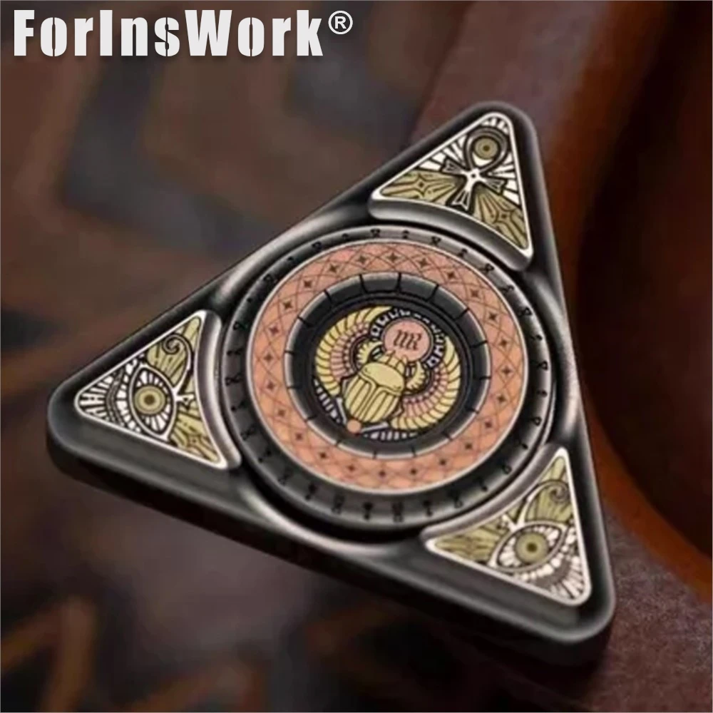Blacktopworks Titanium Material Soyoung Carving Hand Spinner Sensory Toys Desk Toys