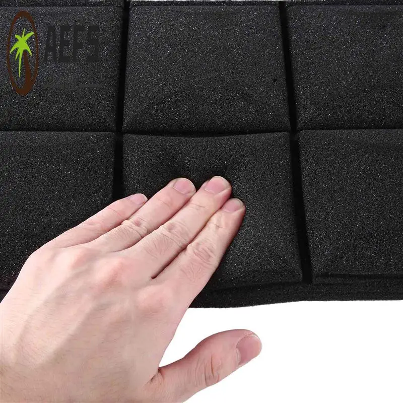 

AEF5-12 Piece Sound Proof Foam Panels 1.2X20x20inch For Recording Studio, Game Room, Bedroom