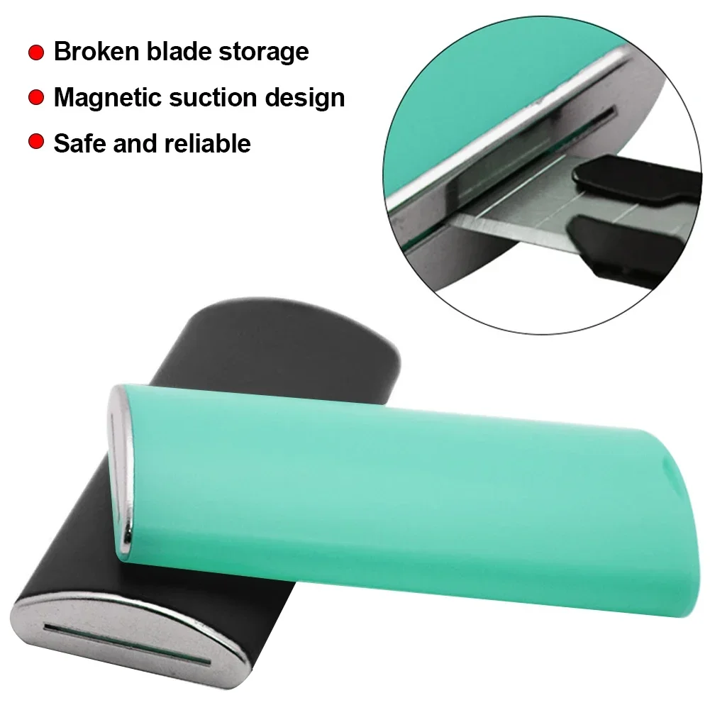 Safety Professional Blade Disposal Container Metal Waste Blade Storage Box Vinyl Carbon Fiber Queegee Tool Convenient Car Tools