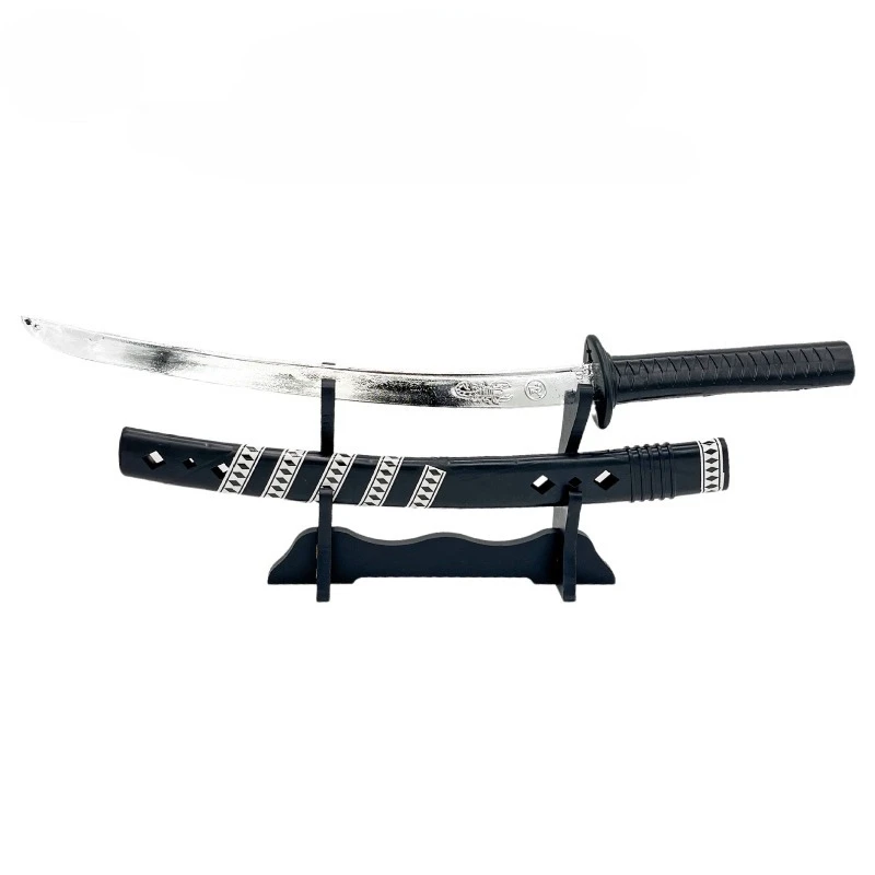 60 cm/23.62in Samurai Zwaarden Kunststoffen Met Schede Model Rekwisieten Wapens Halloween Cosplay Anime Randapparatuur Vakantie Geschenken Ornamenten