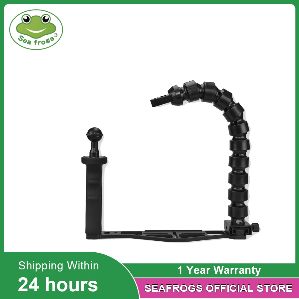 

Seafrogs Diving Loc Line Snake Flex Arm Handle Tray For Rx100 Tg5 Tg6 Gopro Camera Housing Handheld Stand Photograph Stabilizer