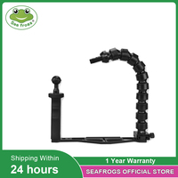 Seafrogs Diving Loc Line Snake Flex Arm Handle Tray For Rx100 Tg5 Tg6 Gopro Camera Housing Handheld Stand Photograph Stabilizer
