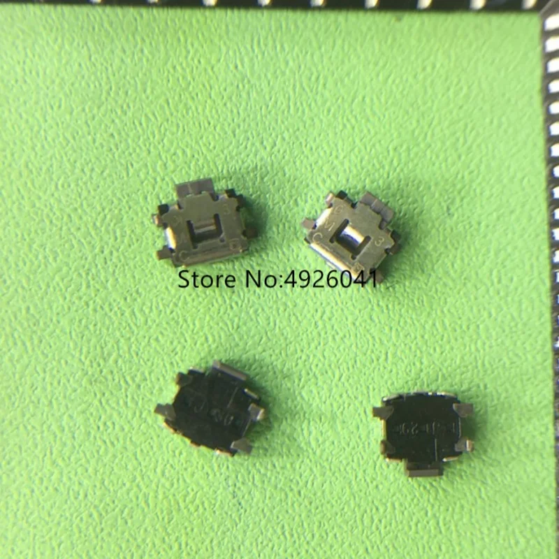 10 PZ Piccola Tartaruga EVQP3L01K Interruttore tattile leggero Interruttore a chiave laterale Patch 4 piedi Piedi piegati