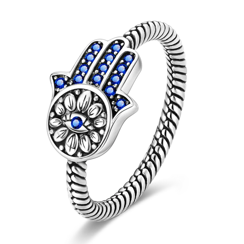 Women's 925 Sterling Silver Dream Catcher Ring