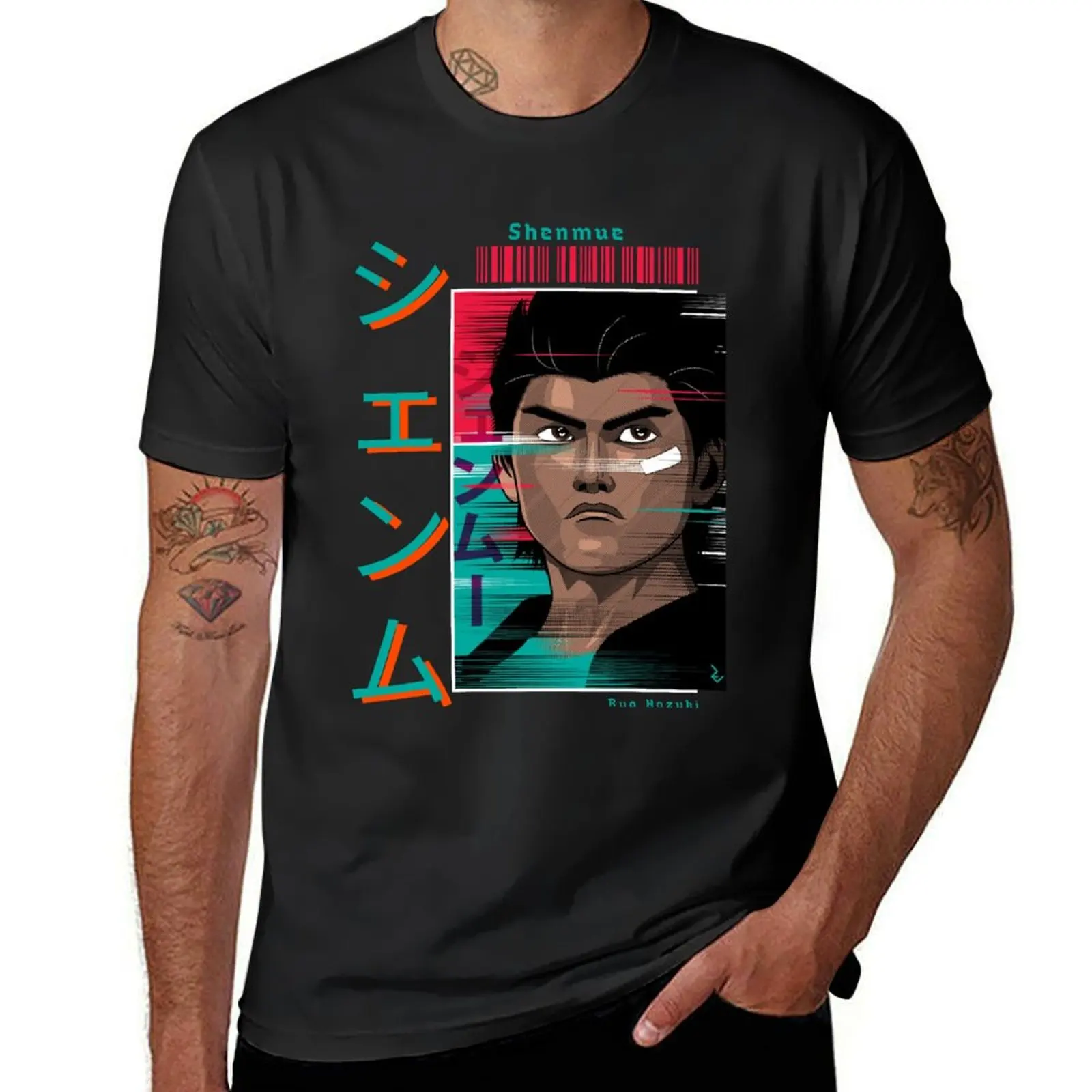 Ryo Hazuki - Shenmue T-Shirt blanks summer clothes Aesthetic clothing men workout shirt