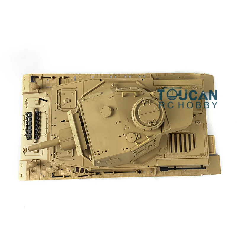 

Heng Long Accessories 1/16 RC Spare Part German Panzer IV F RC Tank 3858 Plastic Turret & Upper Hull DIY Model TH00279