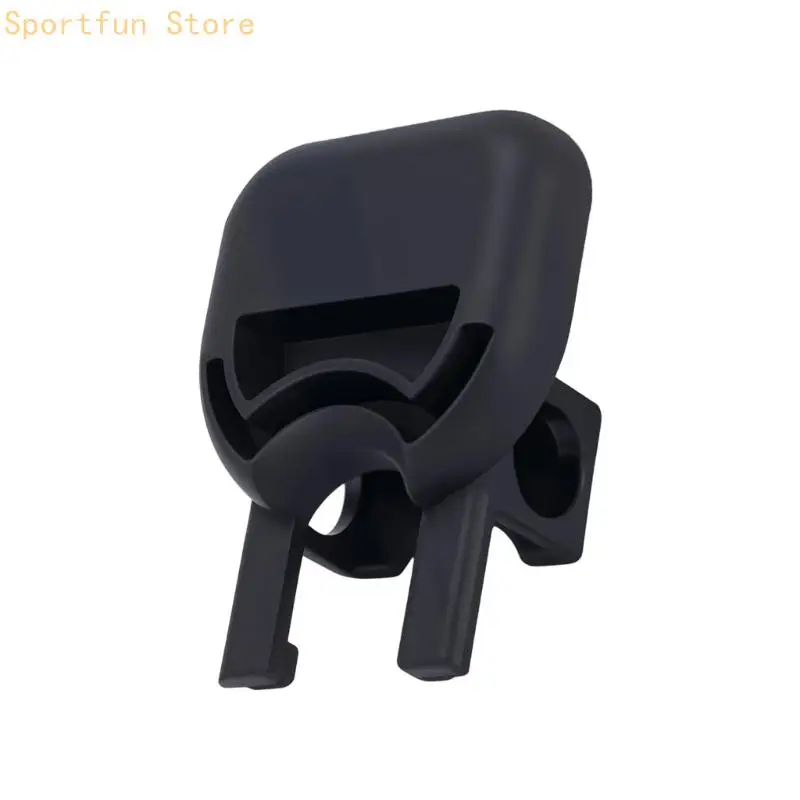 Black Carry Support Pad with Two Side Orientation, Molded Mount Form, Leg Clearance Value, and Practice Led Draw Stability for
