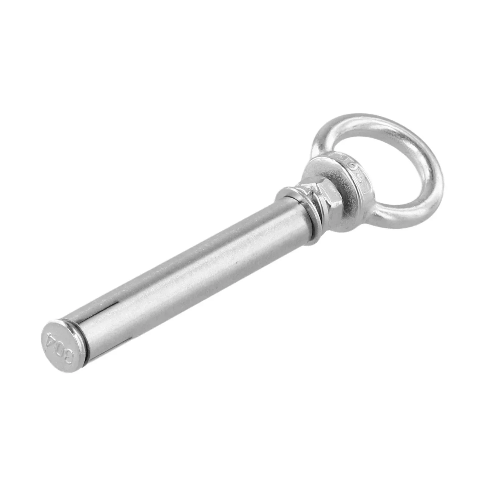 

304 Stainless Steel Expansion Bolts with Ring Loops for Structural Wall Anchoring and Eye Screw Fastening Applications