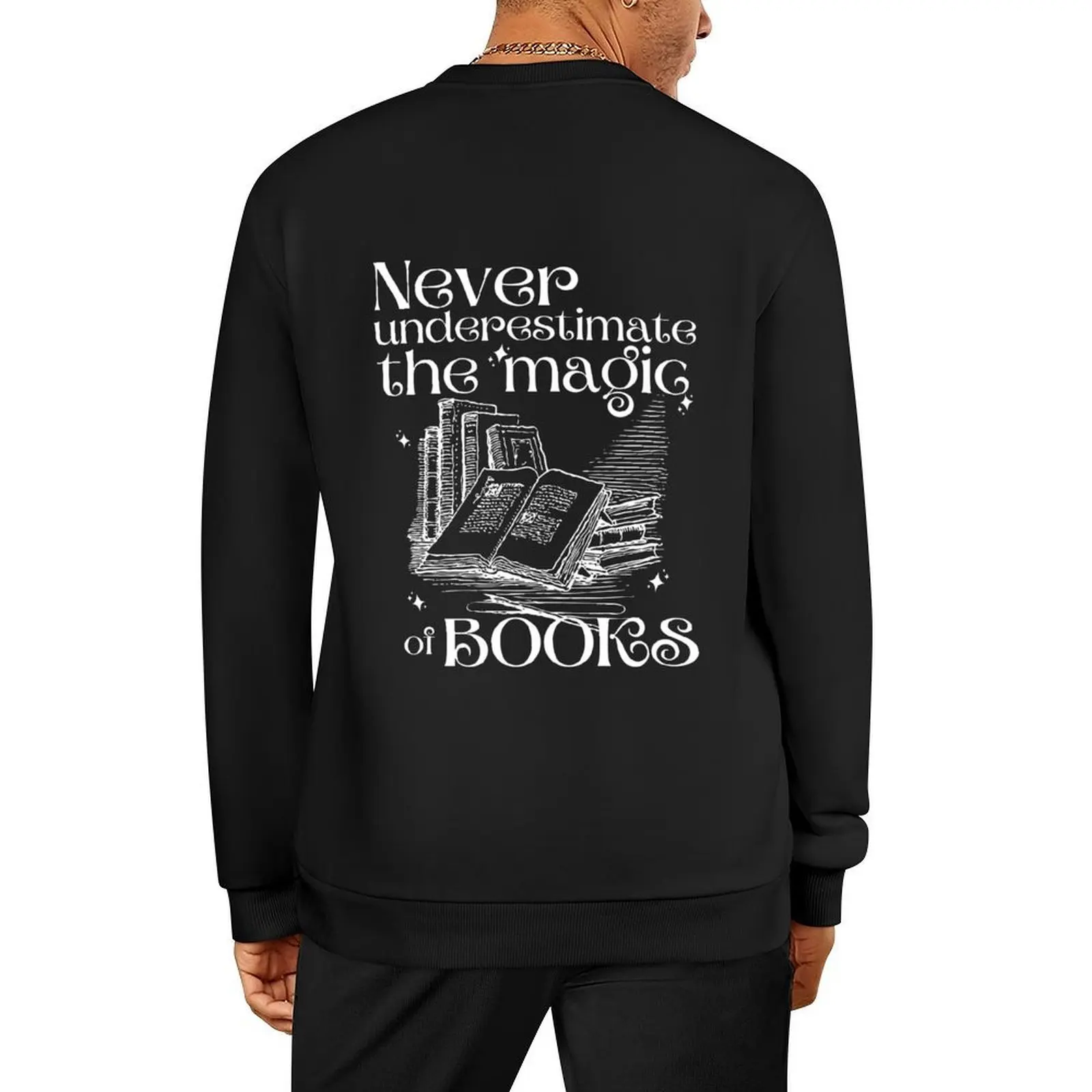 

Reading Books Power Magic School Teacher Pullover tracksuits fashion men mens designer clothes men's clothes sweatshirt male