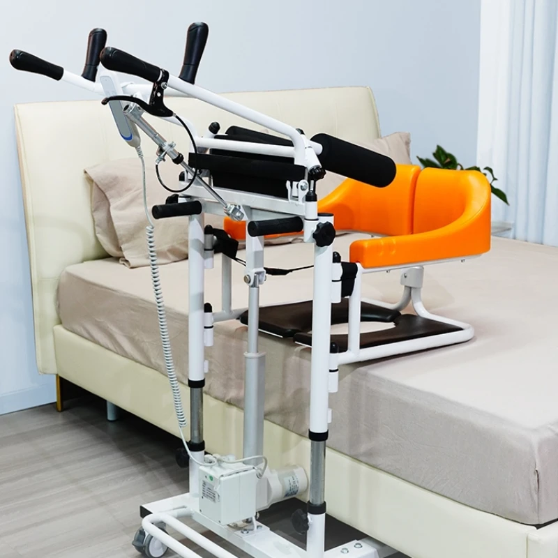 Electric lifting and shifting machine for paralyzed elderly bedridden care vehicle, multifunctional hemiplegic patient