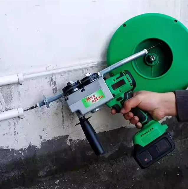 

Аккумуляторный бесщеточный электрический трубонарезной станок для декоративной отделки и коммуникационных работ, 40 м/мин