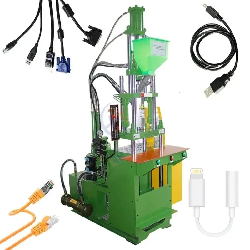 OCEAN Vertical 20ton 3 Pin Two Pin Pvc Power Plug Data Line Socket Mini Part Molding Make Machine