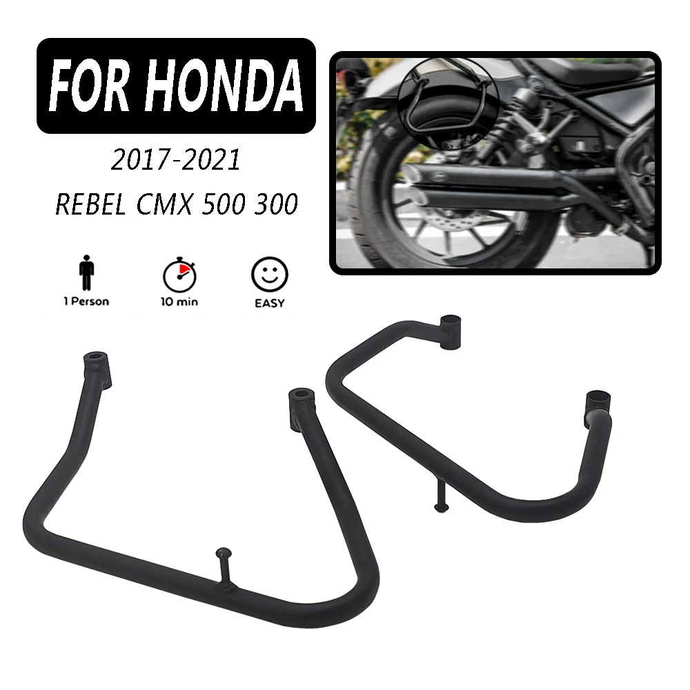 

For Honda Rebel CMX 500 300 CMX500 CMX300 2017-2021Motorcycle Saddle Bag Stays Saddlebag Support Kit Side Box bags Package Rack