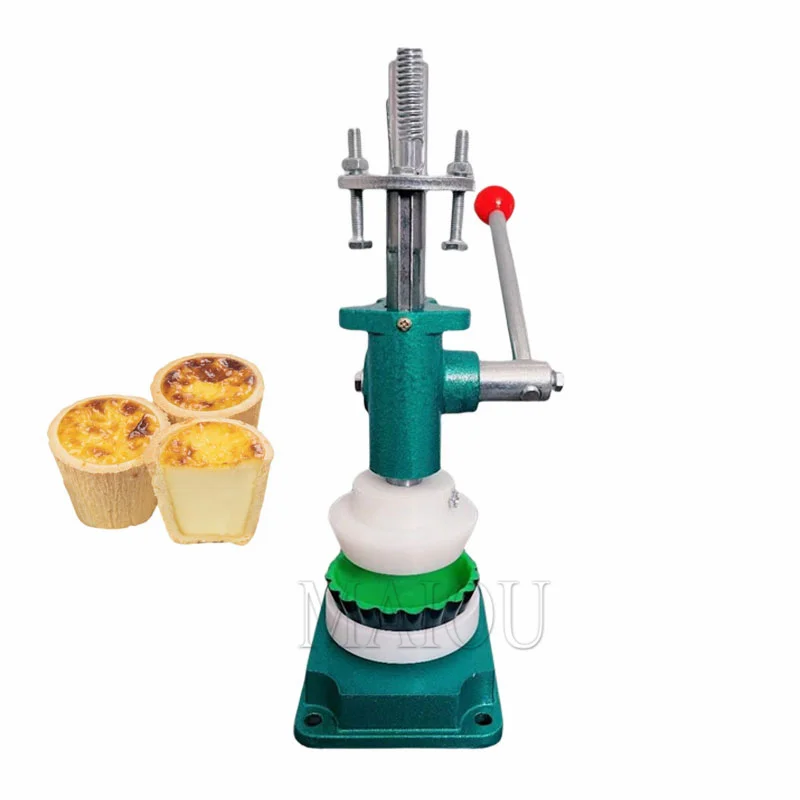 

Manual Egg Tart Making Machine Commercial Tart Skin Presser Forming Machine Cheese Tartlet Shell Molding Presser